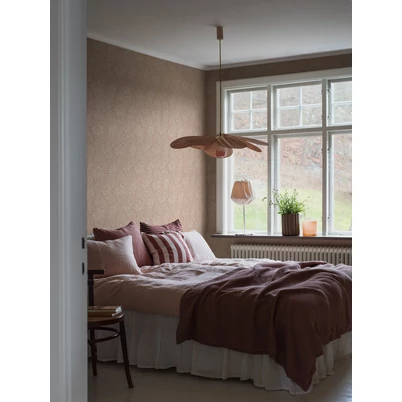 Boras Vintage virágos rózsaszín vlies tapéta Acanthus Pink 53 cm X 10 m