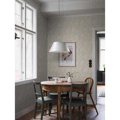 Boras Vintage virágos bézs vlies tapéta Acanthus Beige 53 cm X 10 m