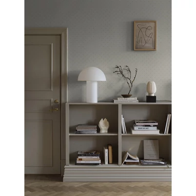 Boras Klasszikus rácsos bézs vlies tapéta Golden Trellis Beige 53 cm X 10 m