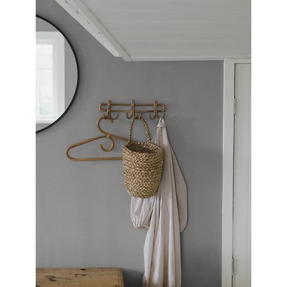 Boras Geometriai mintás szürke vlies tapéta Fredrika Grey 53 cm X 10 m