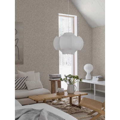 Boras Modern leveles bézs vlies tapéta Skogsparken Beige 53 cm X 10 m