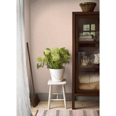 Boras Festékpecsétes rózsaszín vlies tapéta Johan Pink 53 cm X 10 m