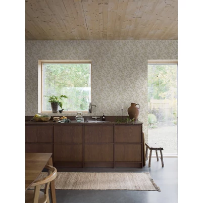 Boras Apró bogyós bézs vlies tapéta Forest Berries Multi 53 cm X 10 m