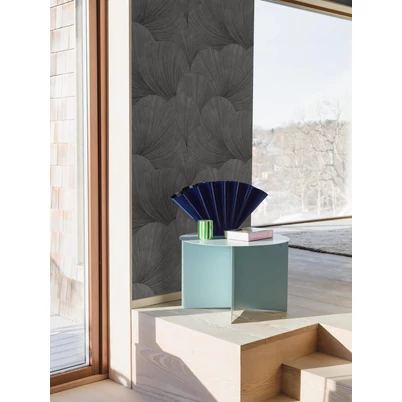 Boras Kagyló mintás modern szürke vlies tapéta Mirage Grey 53 cm X 10 m