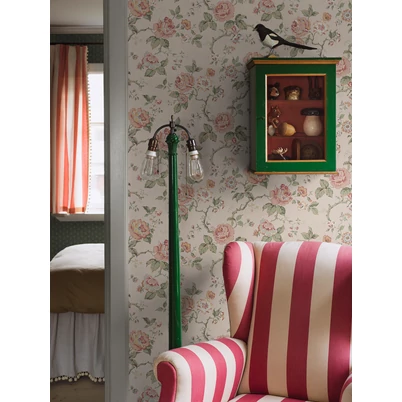 Boras Romantikus rózsás rózsaszín vlies tapéta Rosenträd Pink 49 cm X 10 m