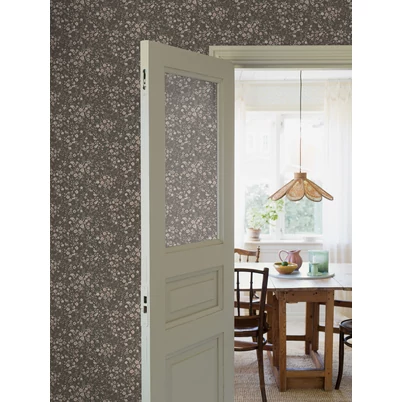 Boras Apró virágos bájos barna vlies gyerek tapéta Florence Brown 53 cm X 10 m