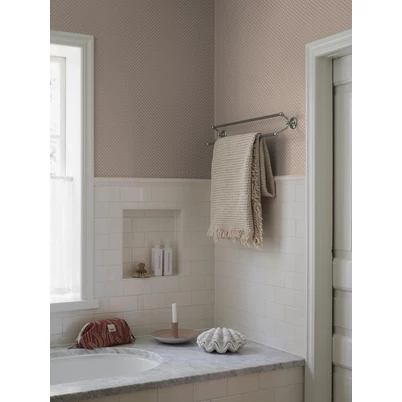 Boras Geometriai mintás rózsaszín vlies tapéta finom arany fénnyel Selma Pink 53 cm X 10 m