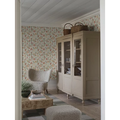 Boras Tulipános rózsaszín vlies tapéta La Belle Epoque Multi 53 cm X 10 m