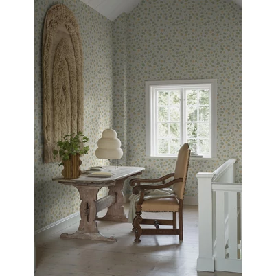 Boras Virágindás sárga vlies tapéta Krasse Yellow 53 cm X 10 m