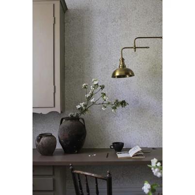 Boras Romantikus levél mintás bézs vlies tapéta Nocturne Beige 53 cm X 10 m