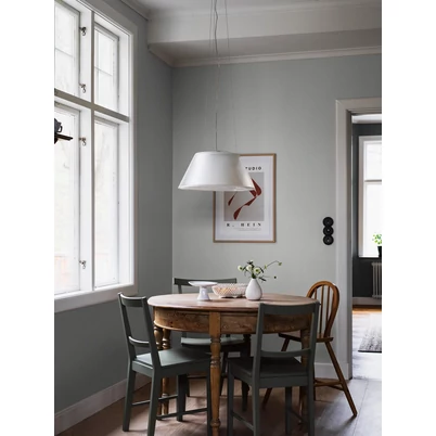 Boras Keskeny csíkos pasztell kék vlies tapéta Polka Stripe Blue 53 cm X 10 m