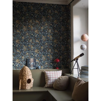 Boras Tündérkés kék vlies tapéta Fairies Blue 53 cm X 10 m