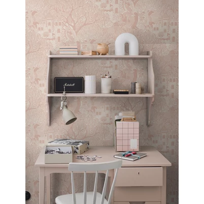 Boras Mese világ rózsaszín vlies tapéta Kingdom of the Willow Pink 53 cm X 10 m