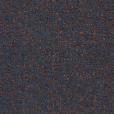 Casadeco Kopottas fal hatású modern sötétkék vlies tapéta arany fénnyel 1930 Jazz Bleu De Minuit 53 cm X 10 m