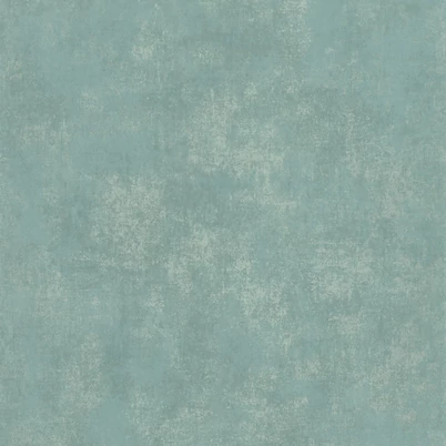 Casadeco Elegáns kékes zöld vlies tapéta kőhatású mintázattal Prague Stone Uni Vert Topaze 53 cm X 10 m