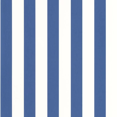 Casadeco Csíkos klasszikus kék vlies tapéta Olympe Bleu Grec 53 cm X 10 m