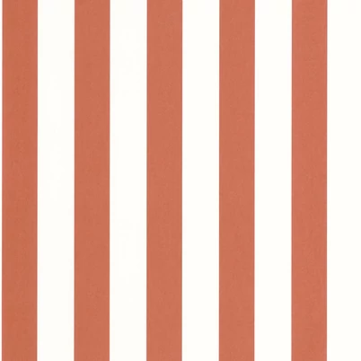 Casadeco Csíkos klasszikus vöröses barna vlies tapéta Olympe Terre Cuite 53 cm X 10 m