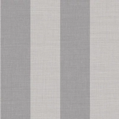 Casadeco Szövethatású széles csíkos szürke vinyl tapéta Williamsburg Rayure Gris 53 cm X 10 m