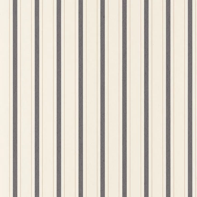 Casadeco vékony csíkos fekete vlies tapéta Rayure Noir Fusain 53 cm X 10 m