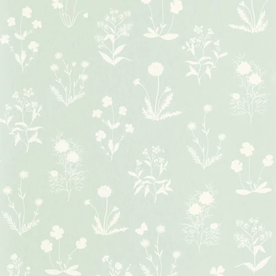 Casadeco Pitypangos romantikus zöld vlies tapéta Herbier Vert Aloe 53 cm X 10 m