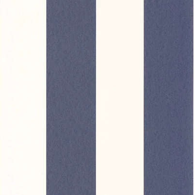 Casadeco Vastag csíkos klasszikus kék vlies tapéta Bruges Marine 53 cm X 10 m