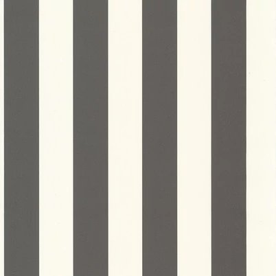 Casadeco Klasszikus fekete csíkos vinyl tapéta Baltic Rayure Charbon 53 cm X 10 m