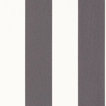 Casadeco Vastag csíkos klasszikus fekete-fehér vlies tapéta Bruges Charbon 53 cm X 10 m