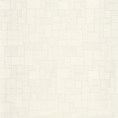 Casadeco Geometriai mintás modern törtfehér vlies tapéta Kensai Blanc Polaire 53 cm X 10 m
