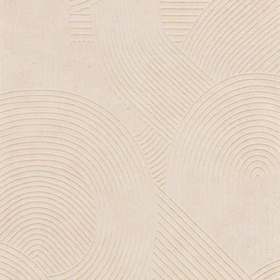 Casadeco 3D hatású modern vonalmintás bézs vlies tapéta Jardin Des Pierres Beige Sable 53 cm X 10 m