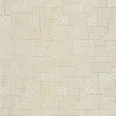 Casadeco Geometriai mintás modern drapp vlies tapéta Kensai Bleu nuage 53 cm X 10 m