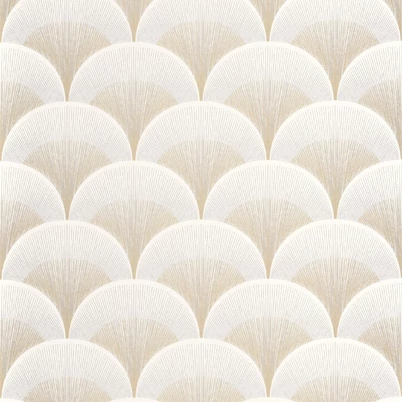 Casadeco Elegáns art deco bézs-arany vlies tapéta Broadway Beige Lin 53 cm X 10 m