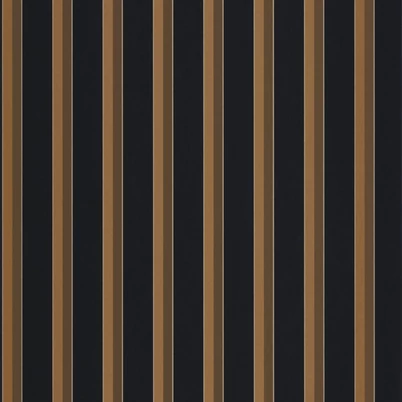 Casadeco Elegáns vékony csíkos fekete-barna vlies tapéta Country Club Mordore Noir 53 cm X 10 m