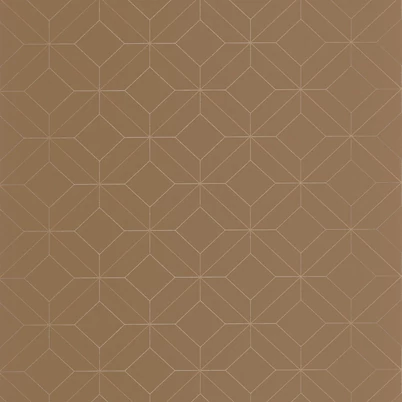 Casadeco Modern geometrikus barna vlies tapéta Precision Chamois 53 cm x 10 m