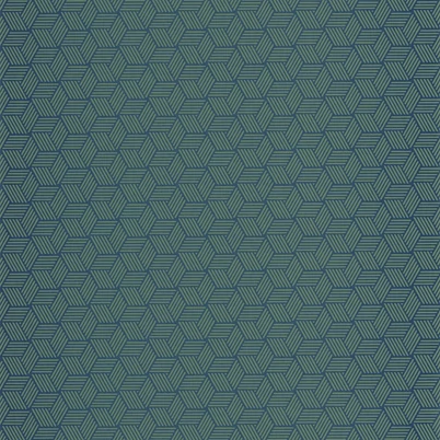 Casadeco Kocka mintás zöld vlies tapéta Connexions Vert Canopee 53 cm X 10 m