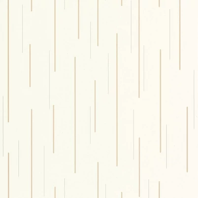 Casadeco Vonalmintás elegáns fehér-arany vlies tapéta Suspension Naturel 53 cm X 10 m 