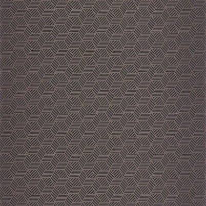 Casadeco Kocka mintás fekete vlies tapéta Connexions Noir Reglisse 53 cm X 10 m