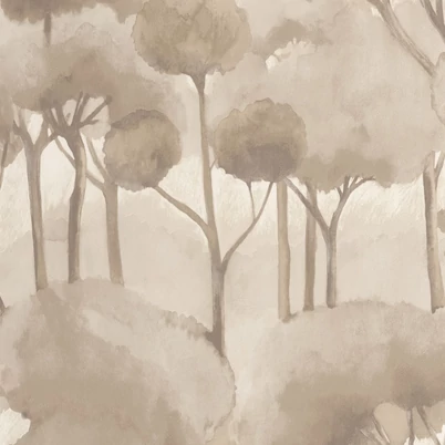 Casadeco Modern fa mintás bézs vinyl tapéta Foret Des Landes Lin 53 cm X 10 m
