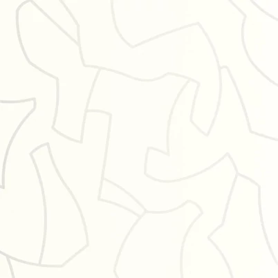 Casasdeco Vonal mintás absztrakt fehér vlies tapéta Maze Game Blanc 53 cm X 10 m