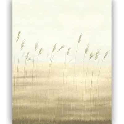 Casadeco Modern Nád mintás zöld vlies poszter tapéta Jonc Des Dunes Ble 50 cm X 3 m