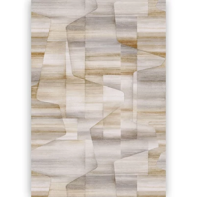 Casadeco Csíkozott modern szürkés barna vlies poszter tapéta John Ocre/Cacao 53 cm X 3 m