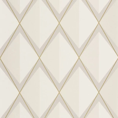 Casadeco Bézs vlies tapéta geometrikus mintával Chaplin Grege 53 cm X 10 m 