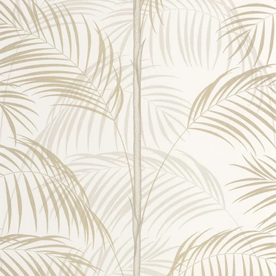 Casadeco Pálmalevél mintás bézs vlies tapéta Le Tout Paris Beige Lin 53 cm X 10 m
