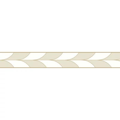 Casadeco Vékony bézs mintás vlies bordűr La Festive Beige Lin 5 cm X 6 m