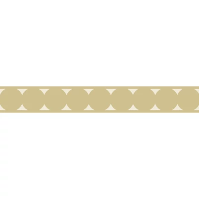 Casadeco Elegáns mintás bézs vlies bordűr La Coquette Beige Lin 5 cm  X 6 m