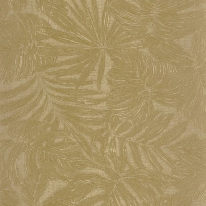 Casadeco Pálmalevél mintás arany színű vinyl tapéta Granada Gold 53 cm X 10 m
