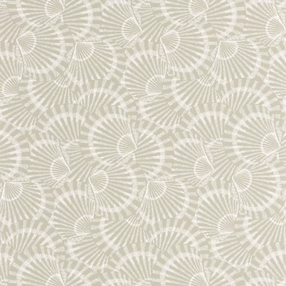 Casadeco Kagyló mintás bézs vinyl tapéta Saint Malo Grege 53 cm X 10 m