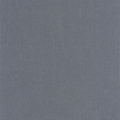 Casadeco kék szövethatású vinyl tapéta finom metál fénnyel Caractere Bleu Orage 53 cm X 10 m