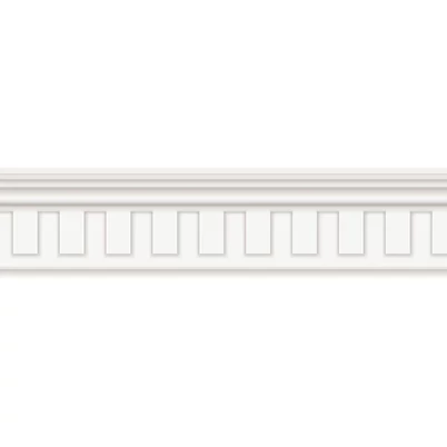 Casadeco Széles fehér vlies bordűr L'Imperatrice Blanc Antique 10 cm X 6 m