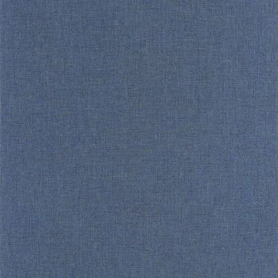 Casadeco élénk kék szövethatású vinyl tapéta finom metál fénnyel Caractere Bleu Outremer 53 cm X 10 m