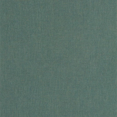 Casadeco kékeszöld szövethatású vinyl tapéta finom metál fénnyel Caractere Blue Paon 53 cm X 10 m